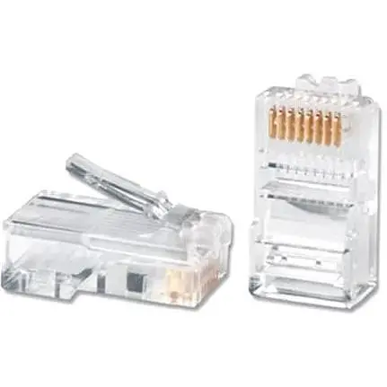 Коннектор RJ45 UTP 100 шт. Cat.5e Clear Atcom (3796)