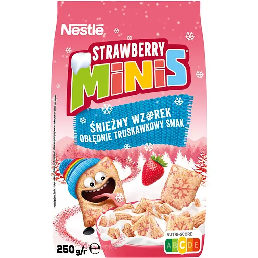 Готовий сухий сніданок Nestle Strawberry-Minis 250 г