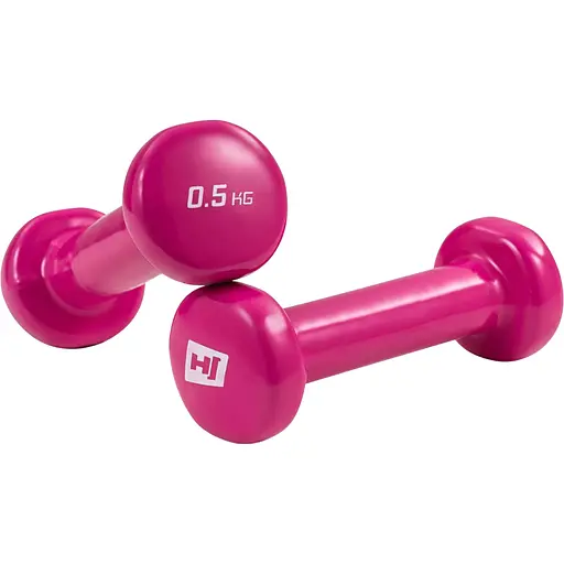 Гантели для фитнеса Hop-Sport виниловые круглые HS-V005DC 2х0,5кг
