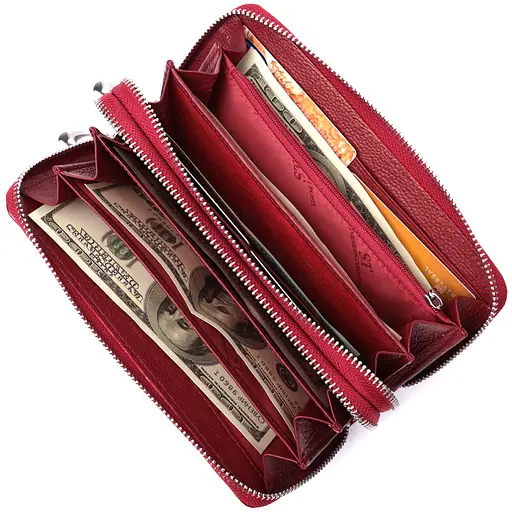 Кожаный женский кошелек ST Leather 19х9.5х4 см acs0029408 - фото 8