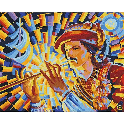 Картина за номерами Чарівна сопілка Oleg Loburak Brushme 40x50 см кольорова 000277398