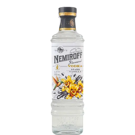 Настойка Nemiroff The Inked Collection Зажигательная ваниль 38% 0.5 л - фото 1