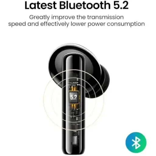 Бездротові навушники Ugreen WS106 HiTune T3 Active Noise-Cancelling Wireless Earbuds Black (UGR-90401) - фото 4