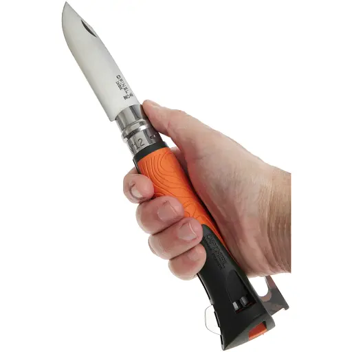 Нож Opinel №12 VRI Inox Explore Tick Remover Orange - фото 6