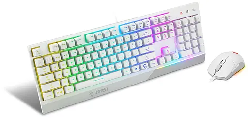 Комплект клавіатура і мишка MSI Vigor GK-30 COMBO UA USB White - фото 3