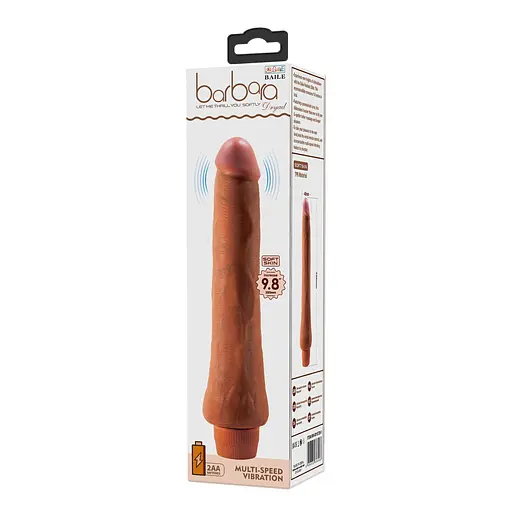 Вібратор Baile Barbara Dryad 9.8'' 25 см коричневий - фото 7