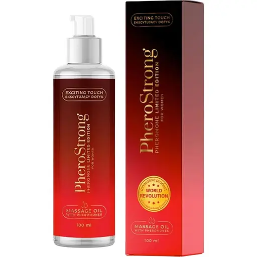 Масажна олія з феромонами PheroStrong Massage Oil Red, 100 мл