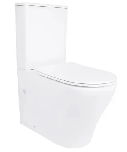 Унитаз напольный Qtap Virgo Ultra Quiet с сиденьем Slim Duroplast/ Soft-close/ Quick Release QT18226092AW - фото 1