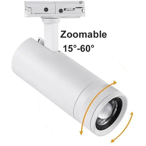 Світильник трековий однофазний Kloodi KD-Focus 10W 4K WH - фото 4