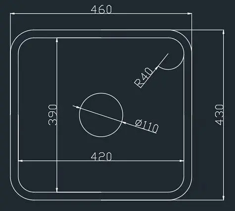 Комплект чорної кухонної мийки та змішувача з нержавіючої сталі NB-4643, Чорний - фото 9