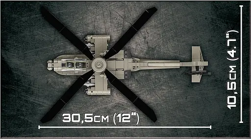 Конструктор COBI вертоліт AH-64 Apache 5808 - фото 8