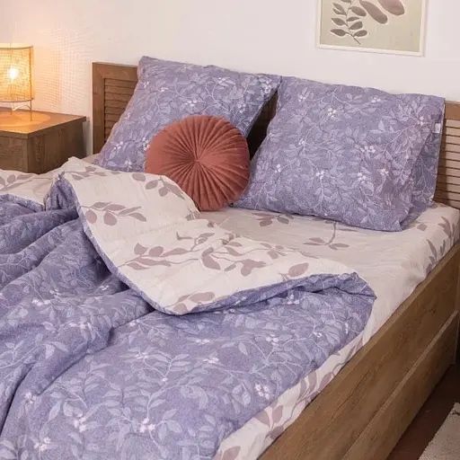 Комплект постільної білизни Viluta євро ранфорс 22194 100% бавовна - фото 3