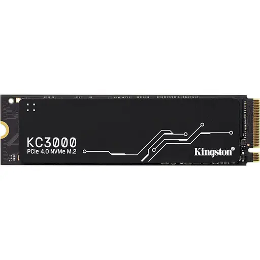 SSD диск Kingston KC3000 512GB M.2 2280 NVMe PCIe Gen 4.0 x4 3D TLC NAND (SKC3000S/512G) - фото 1