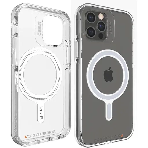 Оригінальний протиударний чохол Gear4 Crystal Palace MagSafe для iPhone 12 Pro Max (6.7") Clear (702007476)