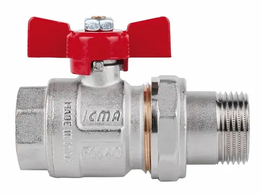 Кран шаровой Icma "Американка" 3/4" прямой №347 (87347AE11) - фото 2