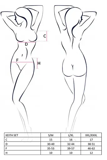 Комплект білизни Casmir Keith S/M чорний - фото 3