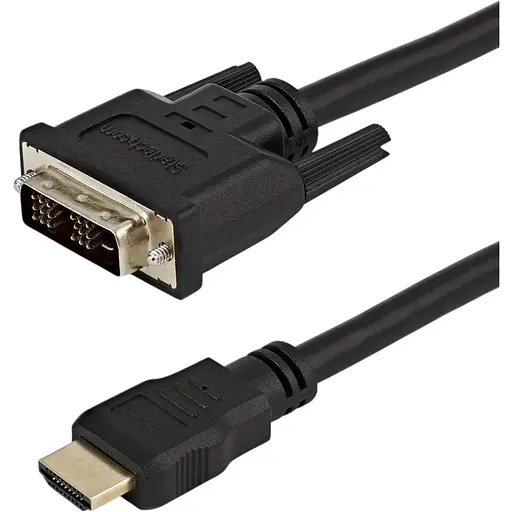 Кабель мультимедийный HDMI to DVI 1.5 м TRY Б/У - фото 1