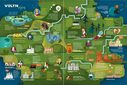 Книга "Travelbook. Ukraine" Ірина Тараненко, Юлія Курова, Марія Воробйова, Марта Лешак (англійською мовою) - фото 4