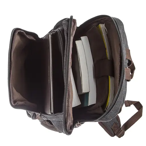 Рюкзак текстильный Vintage 39х33х16 см sum0012656 - фото 6