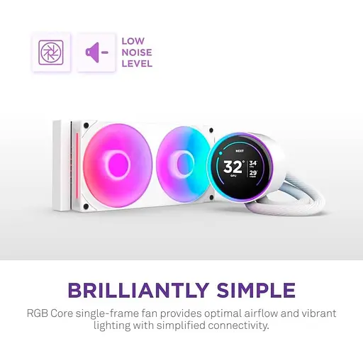 СВО NZXT Kraken Elite 240 RGB White (RL-KR24E-W2) - фото 12