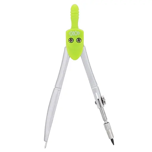 Циркуль BASIS в жестком футляре типа "градусник", зелёный, KIDS Line ZB.5301BS-04 Zibi (4823078945693) - фото 3