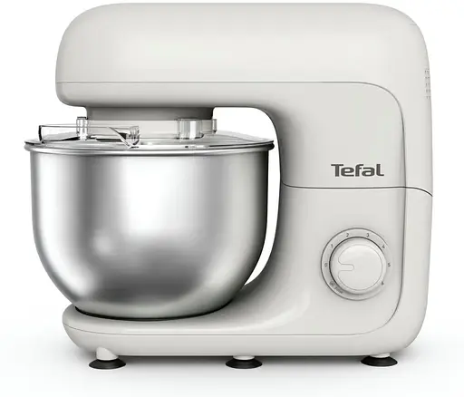 Міксер планетарний Tefal Bake Essential 800 Вт насадки-3, чаша-нерж., метал, 4.8л, білий - фото 3