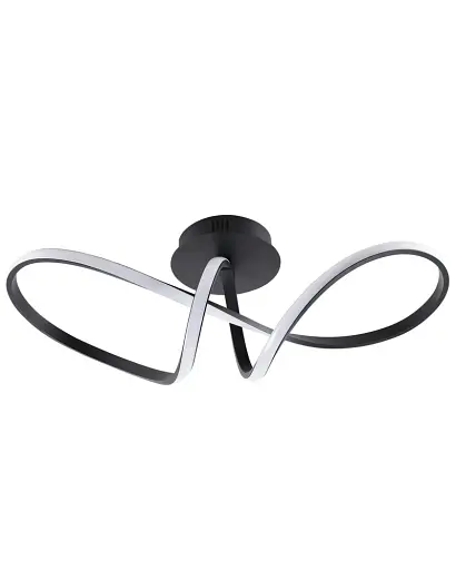 Люстра Goldlux 331830 Flavia LED 1x33W 4000K 5000Lm IP20 черная - фото 3