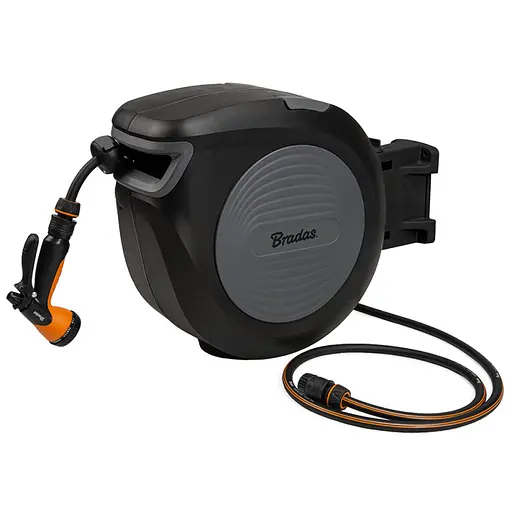 Автоматическая катушка Bradas BLACK LINE со шлангом 1/2"-20м и аксессуары ECO-W1B20 - фото 2