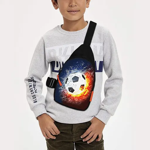 Сумка через плечо детская Футбол 29х17 см сумка слинг для мальчика (02232)