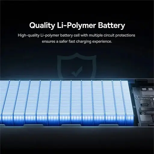 Портативний ЗП Baseus Star-Lord Digital Display 30W 30000 mAh (P10022905113-00) Cluster Black - фото 7