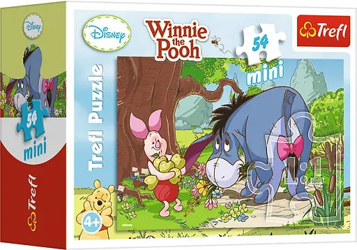 Набір Пазли - (54 елм. Міні) - "Весела компанія" / Дісней Віні Пух - фото 1