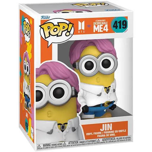 Игровая фигурка Funko Pop! Illumination's despicable me 4 BTS Jin (85965) - фото 2