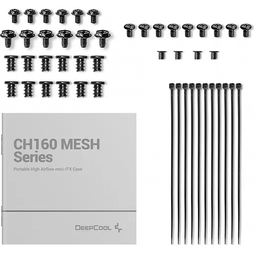 Корпус DeepCool CH160 Mesh Black (R-CH160-BKNMI0-G-1) [146739] - фото 11