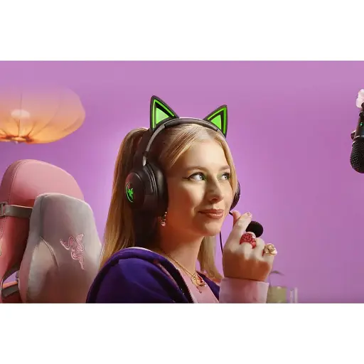 Гарнитура Razer Kraken Kitty V2 RGB USB черная - фото 2
