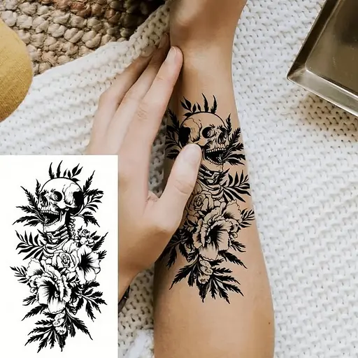 Набор детских временных тату "Черные мини №5" Fresh Tattoo black-tattoo-mini-set-5-T - фото 5