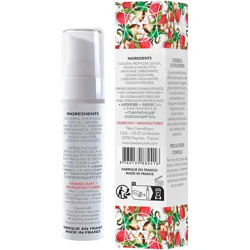 Стимулювальний гель Exsens Kissable Fresh Ginger Litchi 15 мл - фото 2