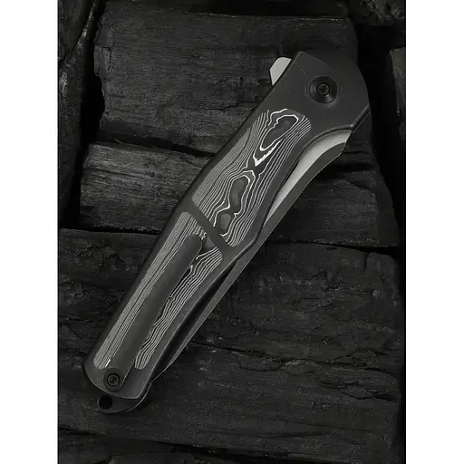 Нож складной Weknife 702XI Black Titanium WE07B-2 (Лимитированная серия) - фото 14