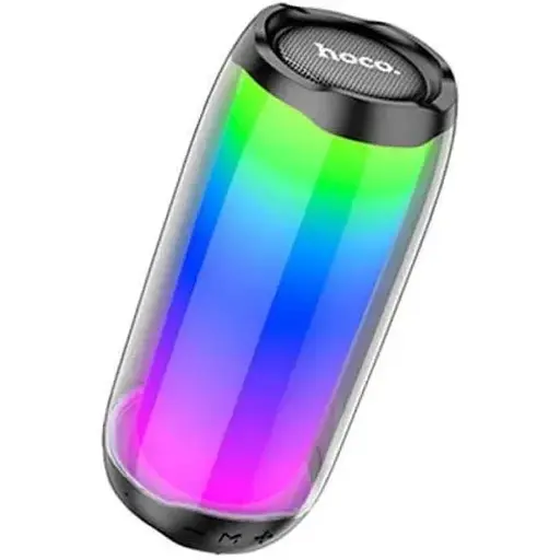 Колонка портативна Hoco HC8 Pulsating colorful luminous акустика бездротова чорна - фото 1