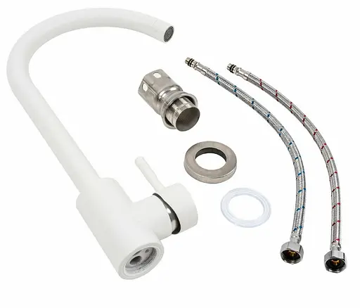 Змішувач для кухні Platinum 56 B NESP (3008 А) білосніжний (SP000041048) - фото 2