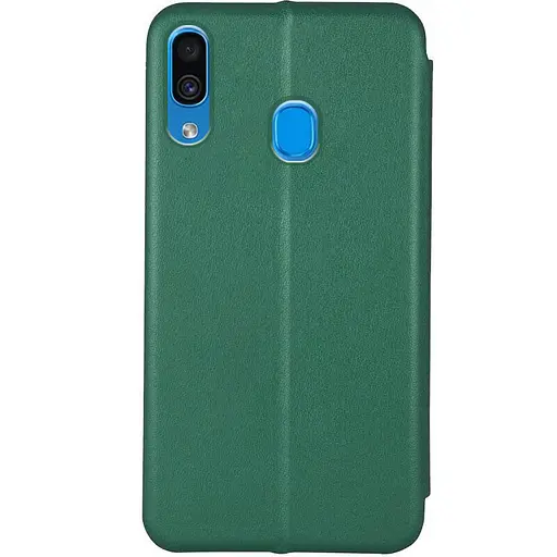 Кожаный чехол-книга Classy для Samsung Galaxy A20/A30 Зеленый - фото 2