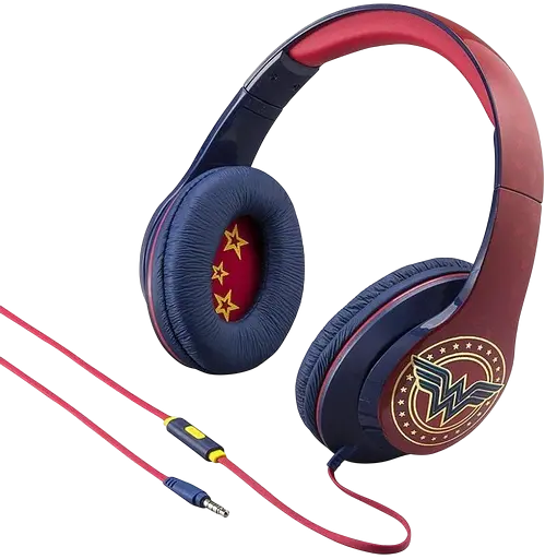 Гарнитура eKids iHome Warner Bros Wonder Woman Red (RI-M40WW.FXV7)
