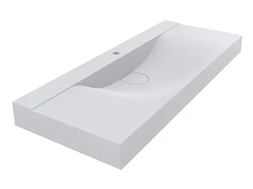 Умывальник Miraggio Fly 1200 mirasoft 0001085, Белый матовый - фото 2