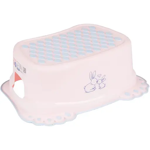 Ступени детские антискользкие в ванну Tega Baby Bunny light pink - фото 1