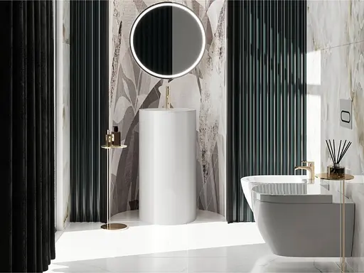 Умивальник Miraggio Cosmo mirasoft 0002301, Білий матовий - фото 7