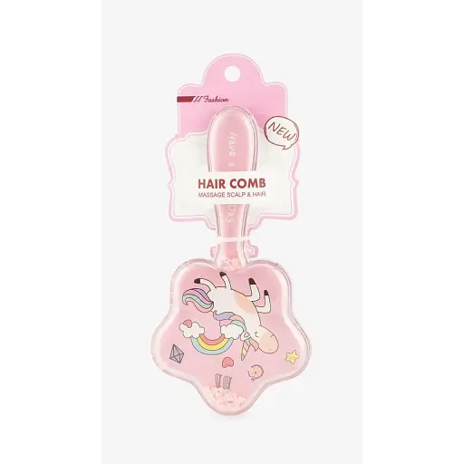 Гребінець для дівчинки S160 Єдиноріжка Рожевий - фото 1