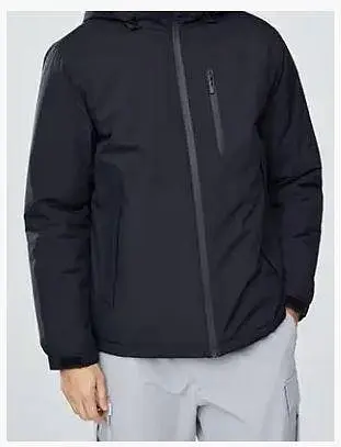 Куртка Windproof Anti-Drilling Hooded Down Jacket 3XL черная - фото 2