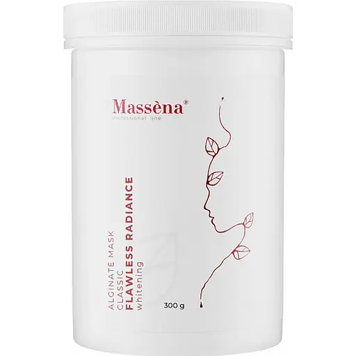 Альгинатная маска Massena Flawless Radiance Безупречное сияние отбеливающая 300 г