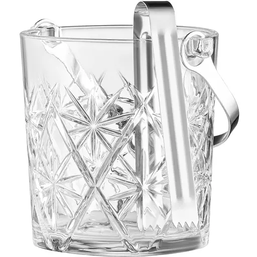Відро для льоду Ardesto Alba зі щипцями 980 мл прозоре (AR5044) - фото 2