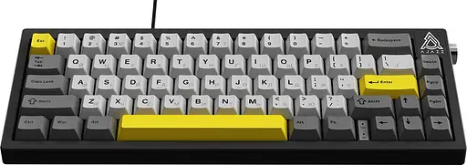 Клавіатура Ajazz AK650 Moon Yellow switches Gray White Yellow (AK650-MY-GWY) - фото 4