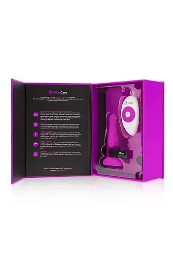 Анальна пробка B-Vibe Vibrating Novice Plug 10 см (рожевий) - фото 3
